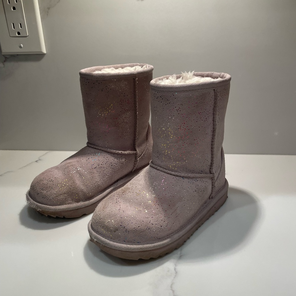 Sparkly UGG Shearling Boots